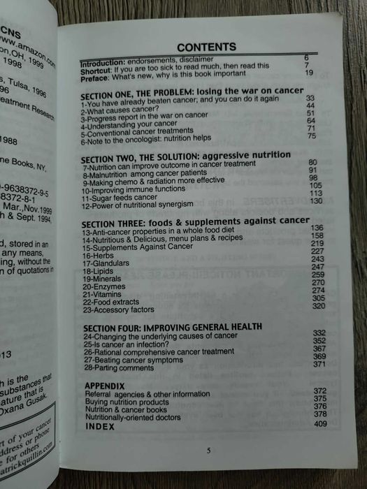 Beating Cancer with Nutrition with CD