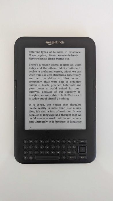 Четец за електронни книги Amazon Kindle 3