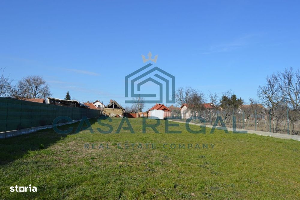 Teren 3500 mp împrejmuit, central, Biharia, lângă Profi, utilități