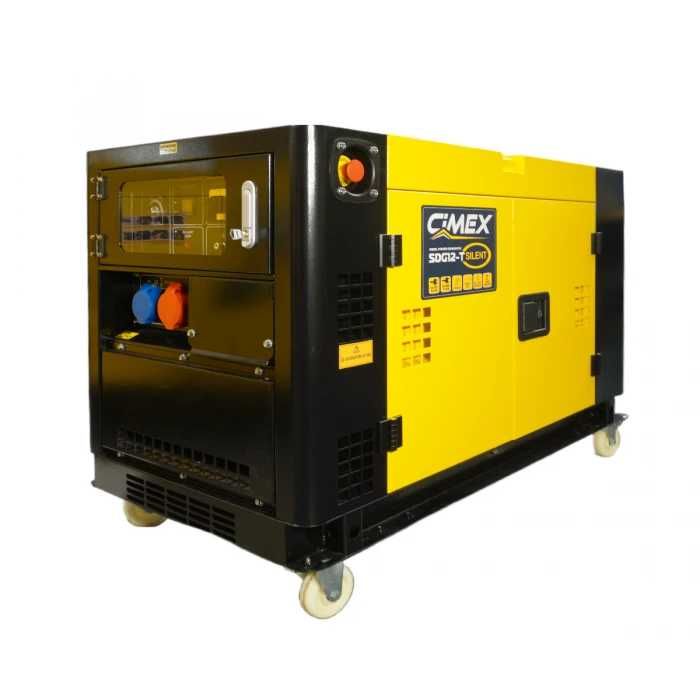 Дизелов трифазен/монофазен генератор 12 kW ATS табло  SDG12-T