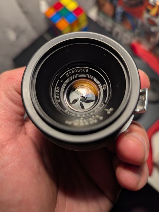 Jupiter 12 35mm f2.8 montura Kiev, Contax RF