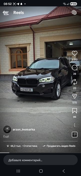 Bmw x5 sotiladi.