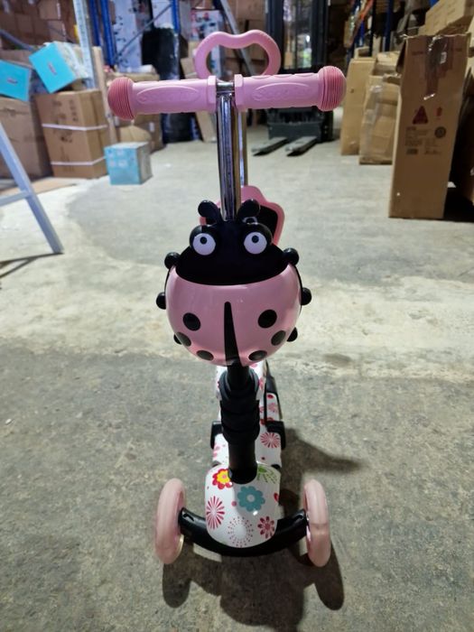 Trotineta evolutiva Moni Scooter 3 in 1 Lollipop Pink