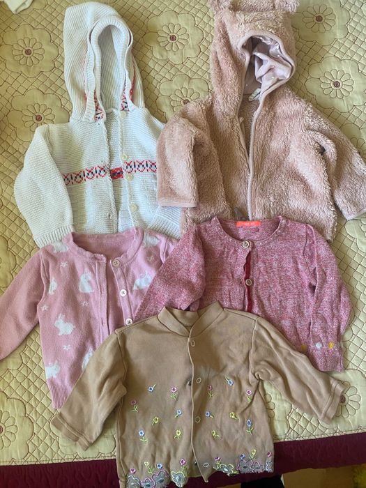 Lot set bluza pantaloni bebe copii marime 56 sau 62 0-3