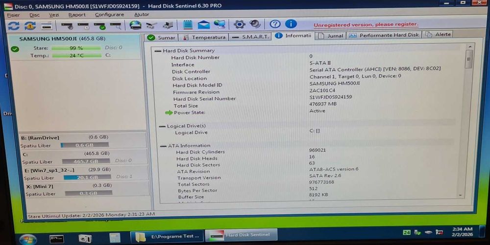 11.HDD Hard Disk Samsung 500Gb 5400Rpm 8MB SATA 2