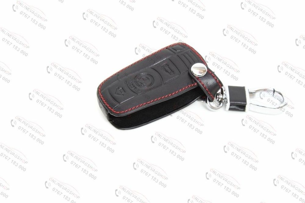 Husa BMW piele pentru cheie seria 1,3,5,6,7, E90 E92 E93 SMART