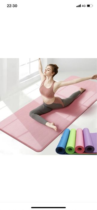 Коврик для йоги/ Каремат для фитнеса/ кирпич