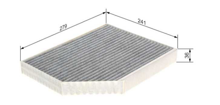 BOSCH 1 987 432 369 Filtru, aer habitaclu