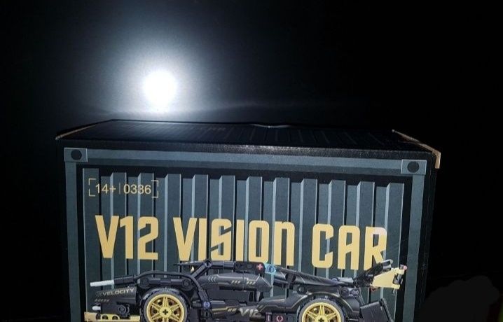 Конструктор V12 Vision Car Black Gold