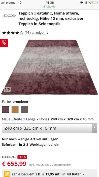 Covor de lana potrivit și pt încălzire în pardoseală