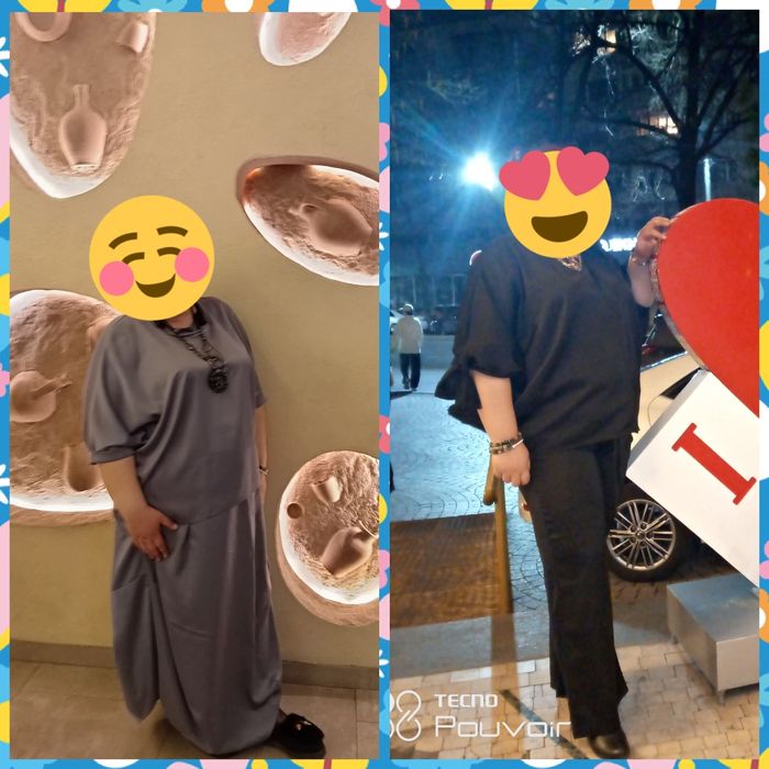 Продам 2 атласных костюма. Размер 54-56.Одела по 1 разу.