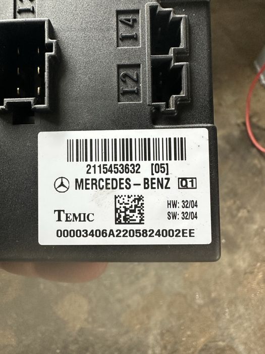 Sam модул Mercedes W211 W219 e class  cls 2115453632