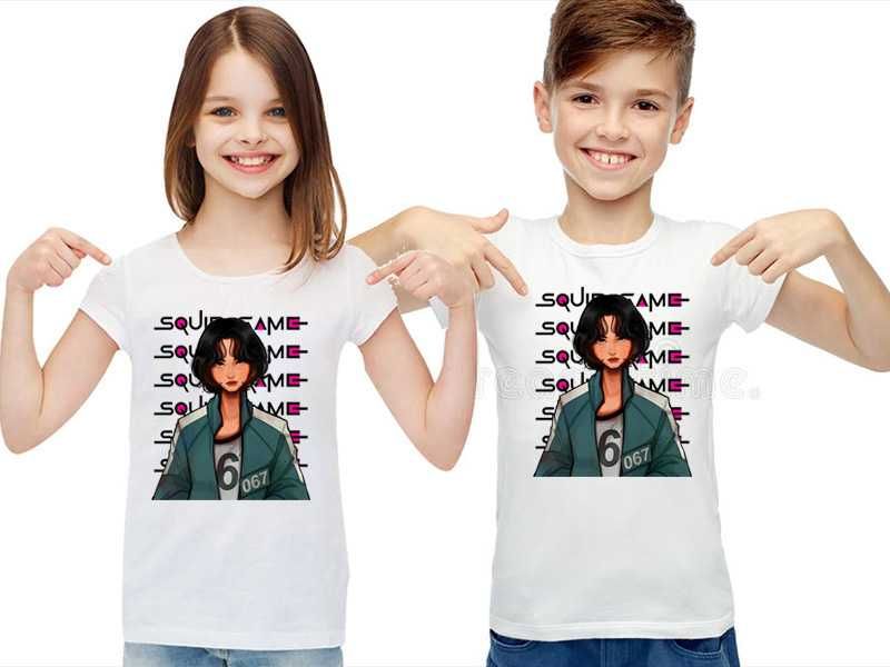 Тениски от сериала Squid Game Игра на калмари 8 модела