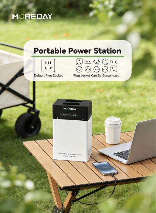 Перенасная зарядная станция Lifepo4 Ибп 2000w аккумулятор переносной