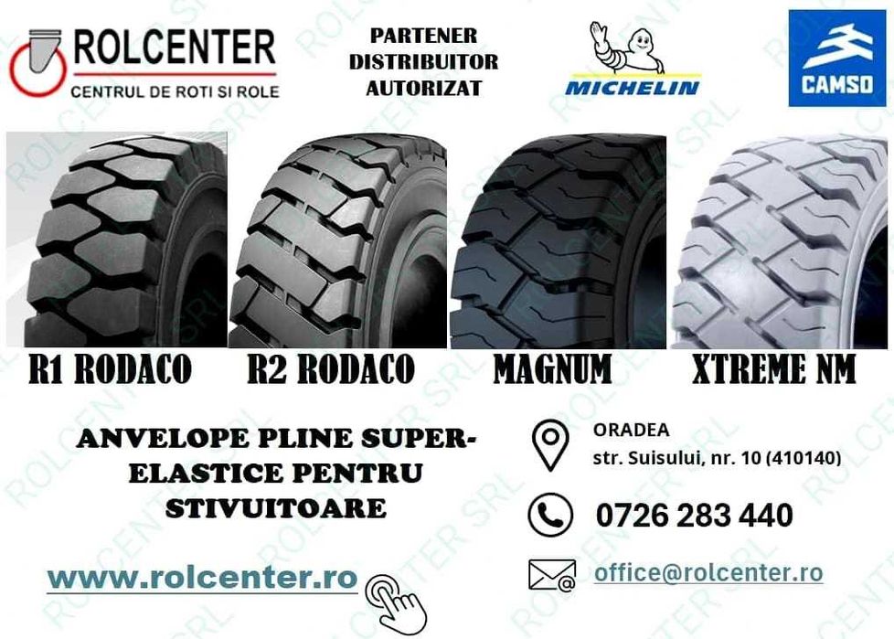 Cauciuc plin stivuitor 18x7-8 Quick