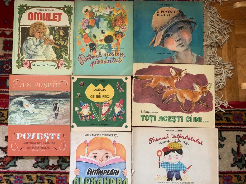 Cărți povești/BASME copii ed Creanga Malis Junimea 1970-1989 comunism