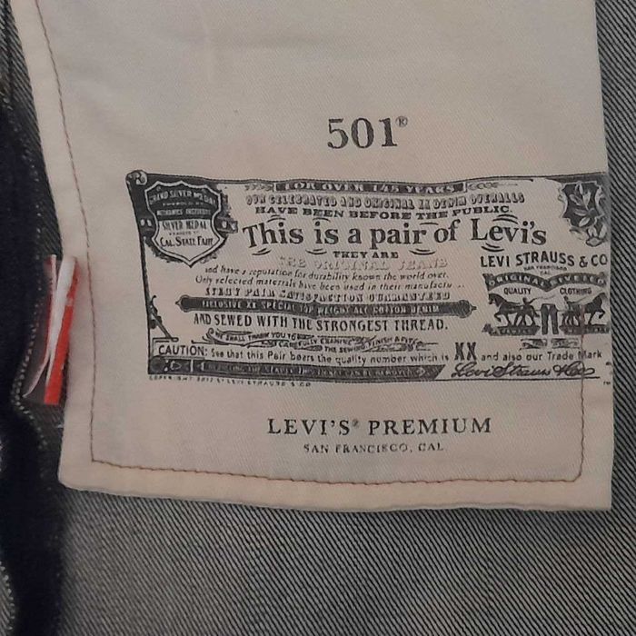 Джинсы Levis 501 Premium / W30 L34