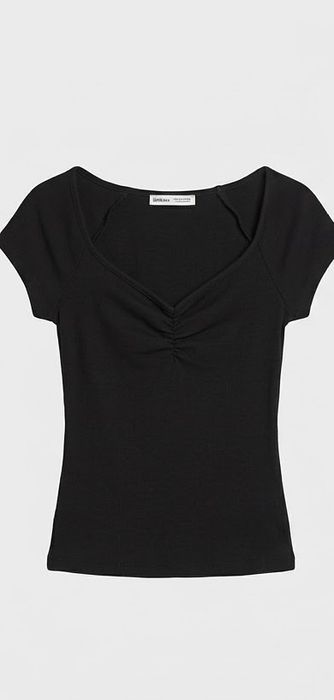 облегающий топ Bershka