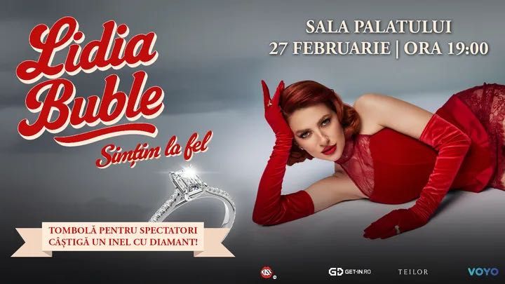Vand 4 bilete la Lidia Buble, Sala Palatului
