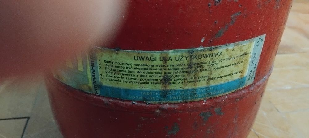 Газова бутилка 7.2л / 3кг + газ