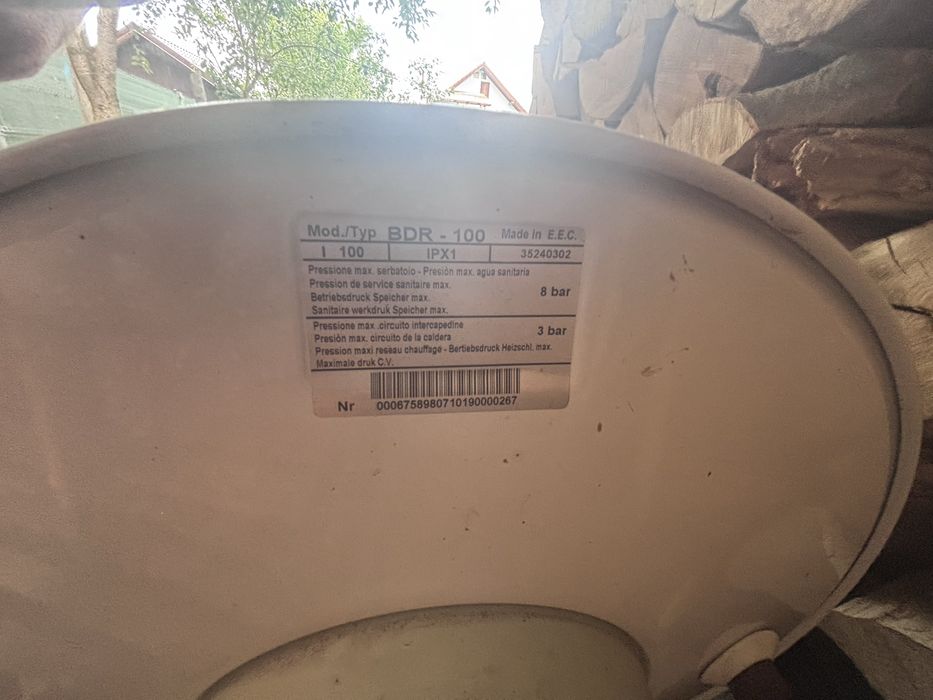 Boiler indirect Ariston BDR-100, 100 litri – stare bună