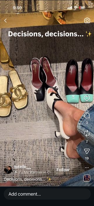 Дамски чехли Chanel, златисти, 36