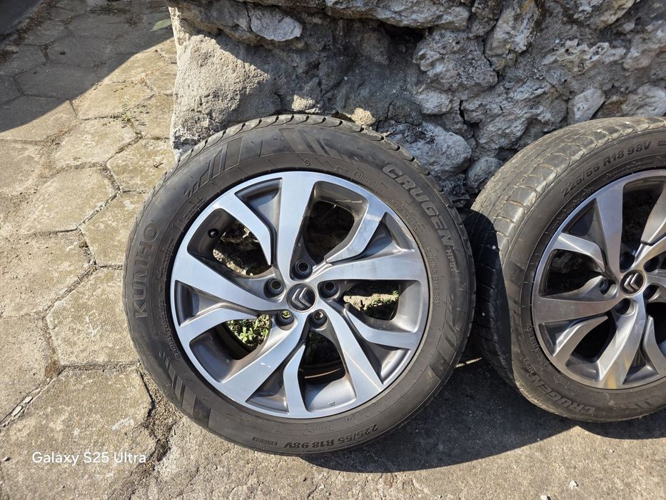 Лети джанти 18ки 5х114.3 Mitsubishi, Citroen, Peugeot + летни гуми