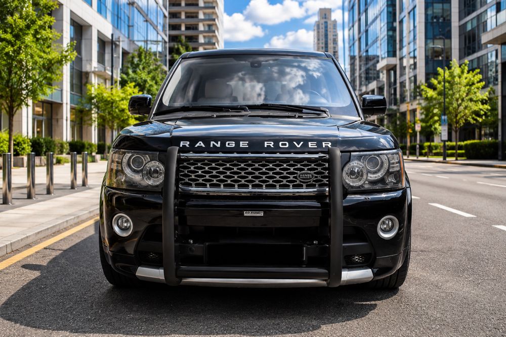 Защита бампера Range Rover Sport Discovery таран