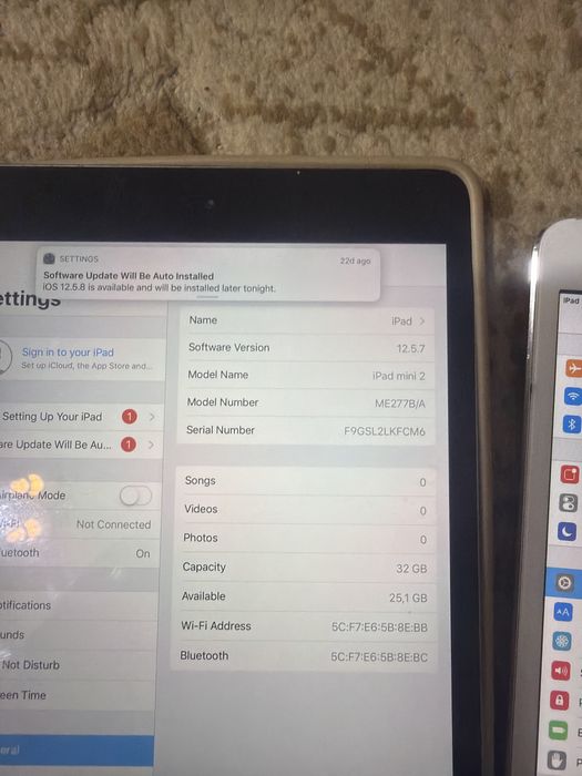 Tablete ipad mini