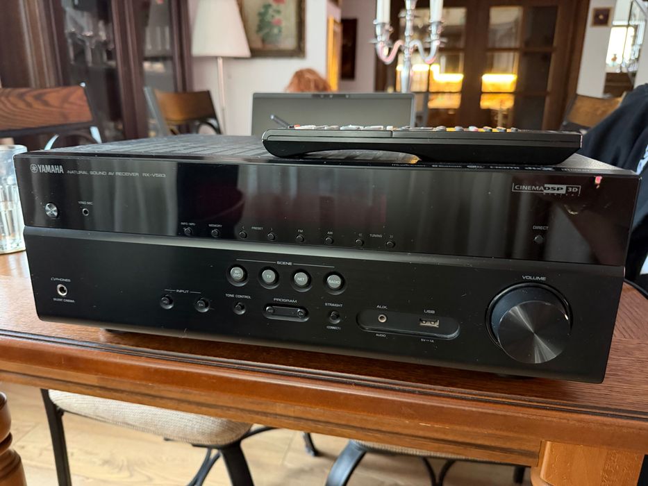 Receiver AV  7.2 Yamaha RX-V583 – Dolby Atmos  (4K, Wi-Fi, Bluetooth, MusicCast)