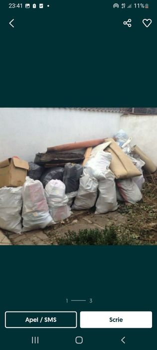 Transport moloz non-stop cu autorizație de mediu