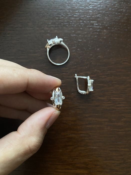 Набор из серебра и золота