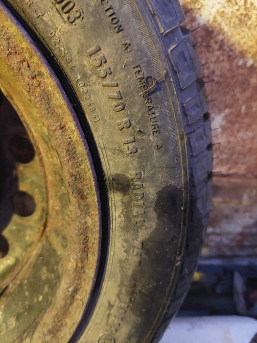 Roata rezerva 4x114.3  Chevrolet Spark,Matiz 155/70/13