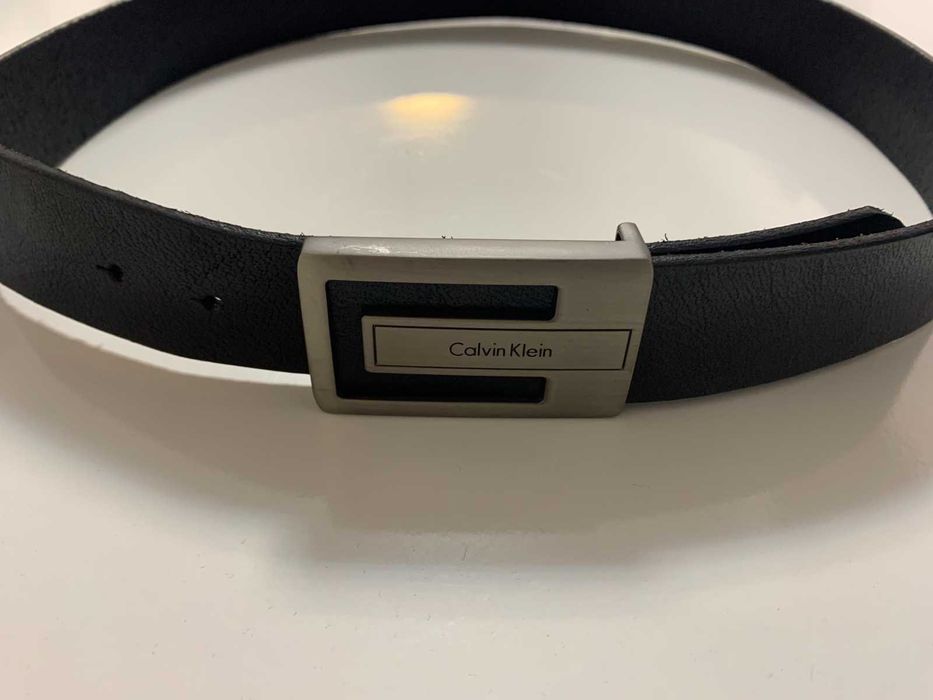 Нов колан с етикети от естествена кожа Calvin Klein дължина 110см