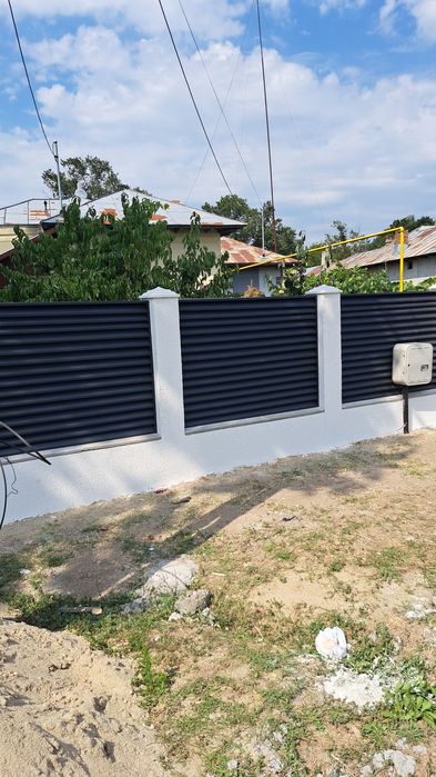 Construim garduri și porți exact după cerințele dumneavoastră (cu sau fără stâlpi de beton), cu fundație (sau fără