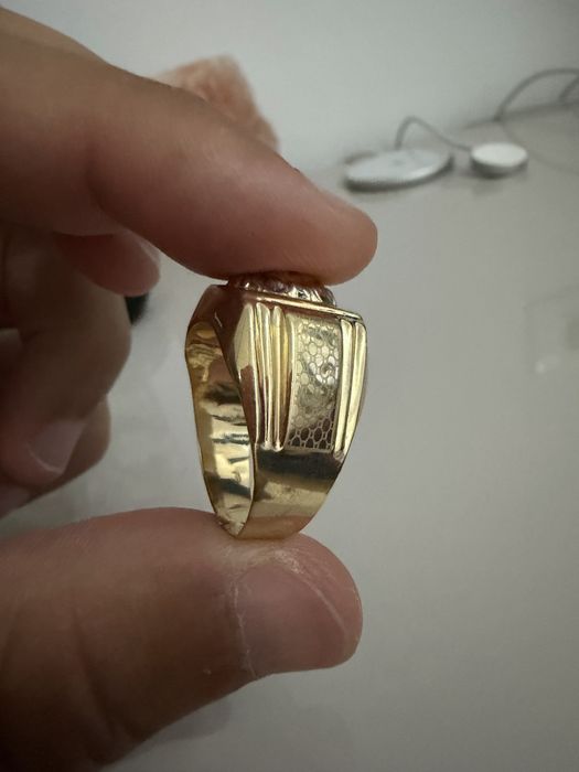 Inel Aur 14k  3,69gr Model Leu, marimea 60