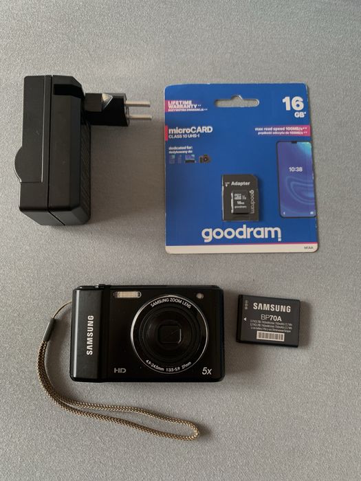 Camera foto digitala SAMSUNG ES90 Black, 14.2MP CCD, 5x Optical Zoom, 16GB,