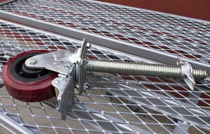 Строително метално мобилно скеле 7.5 метра / 9 метра работна височина