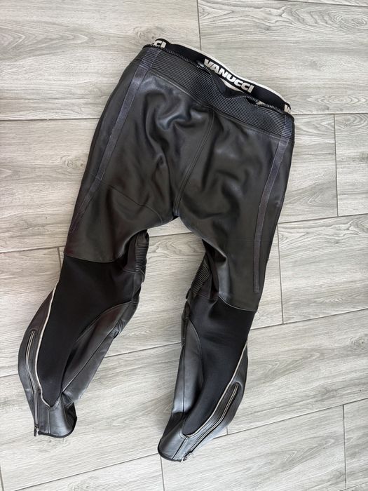 Pantaloni moto piele vanucci