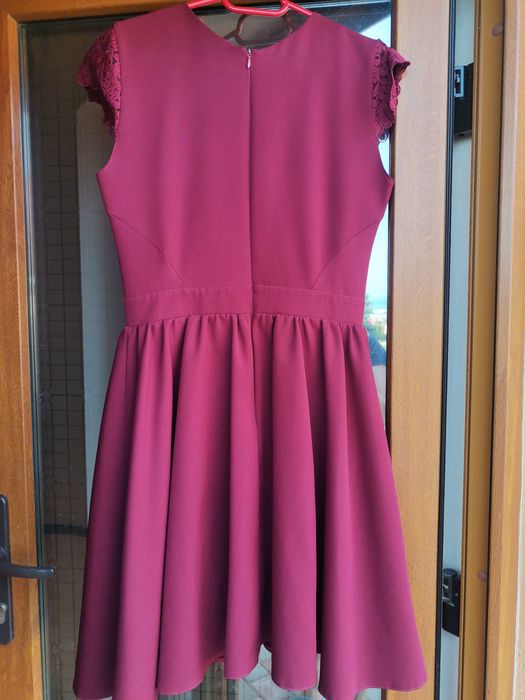 Rochie de ocazie vișiniu M38
