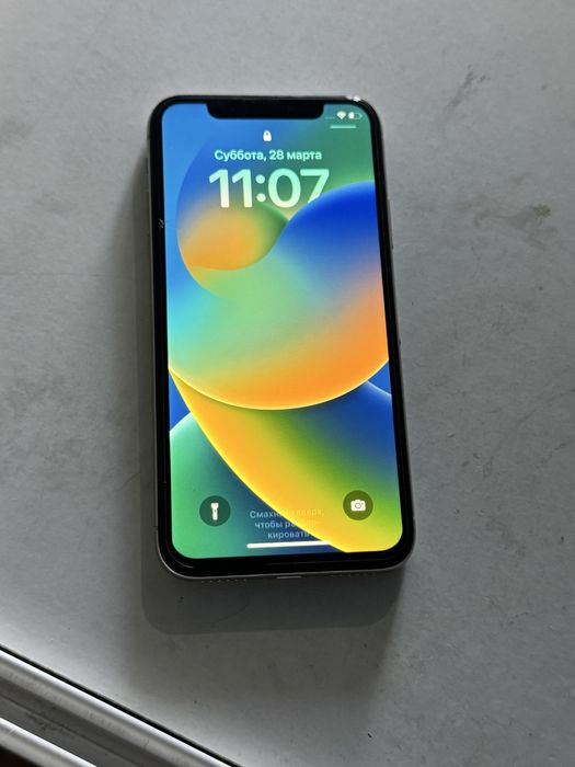 Iphone X white 64 gb