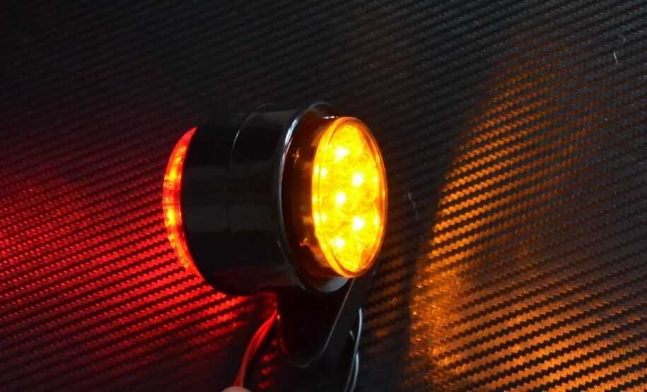 1 бр. ЛЕД LED рогчета  габарити 12-24V за ремарке камион бус , HN195