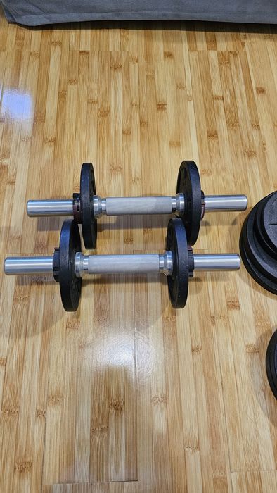 Set Gantere reglabile minim per gantera 4,5 kg sau maxim  ~10 kg