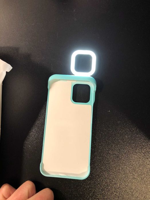 Husa selfie cover cu lumina Iphone 12 si Iphone 12 pro max
