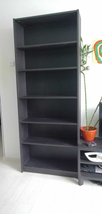 Biblioteca Billy IKEA neagra 80x28x202 cm