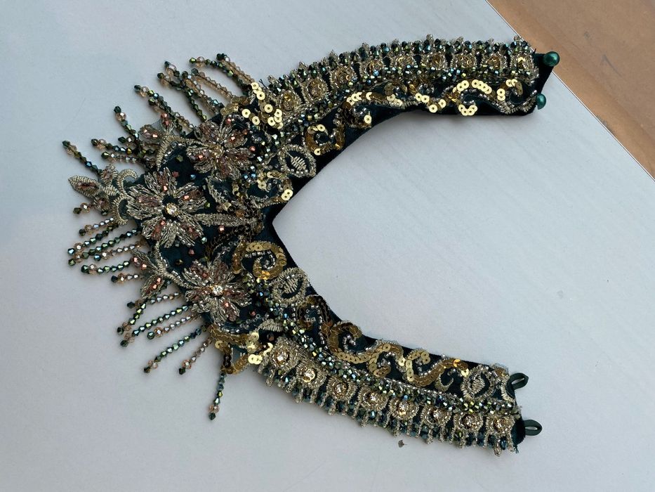 Кафтан за къна зелен цвят