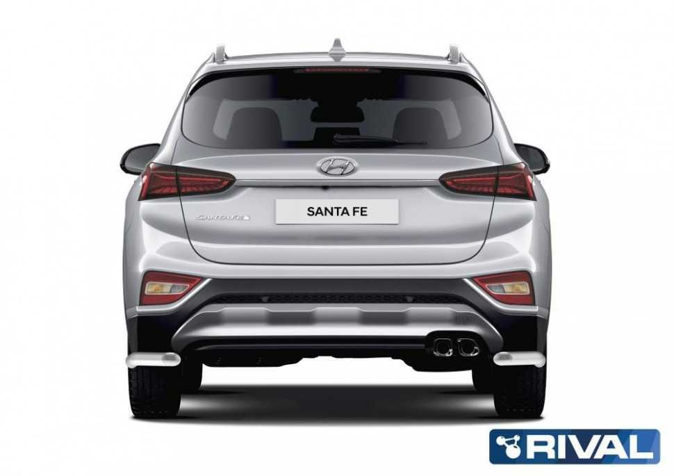 Задний бампер для Hyundai Santa-FE 2020 модель