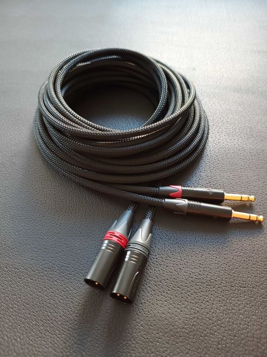 Cablu Audio Profesional Canare cu conector Neutrik XLR - Jack 6.3 mm
