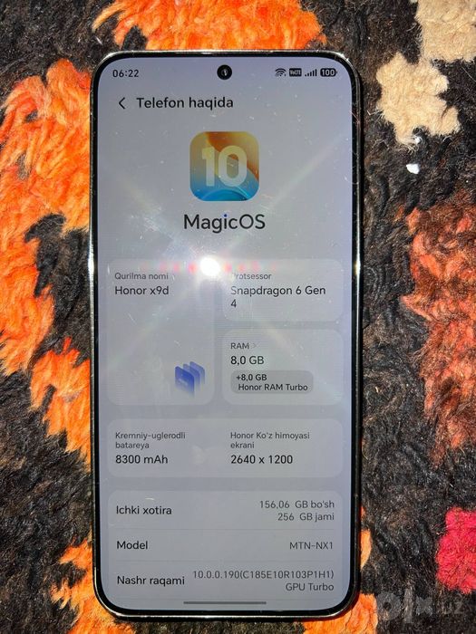 Honor x9d Samarqand