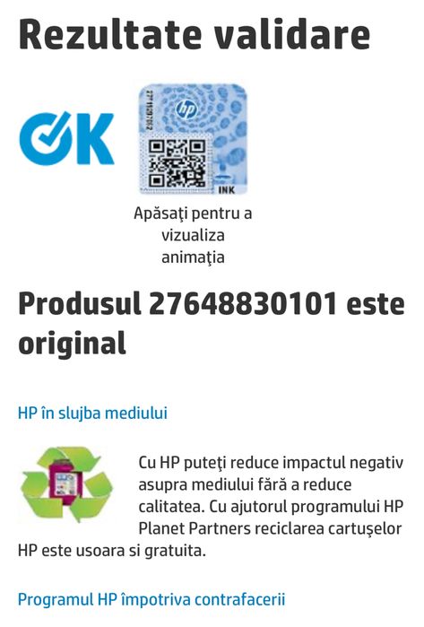 Cartus hp 300xl nou
